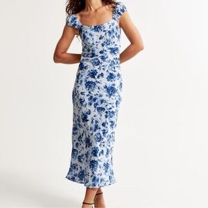 Abercrombie & Fitch Floral Midi Dress